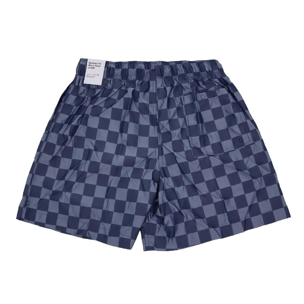 NIKE 耐吉   短褲 Club Flow Shorts 男款 藍 寬鬆 尼龍 棋盤格 運動褲 FN3099-410