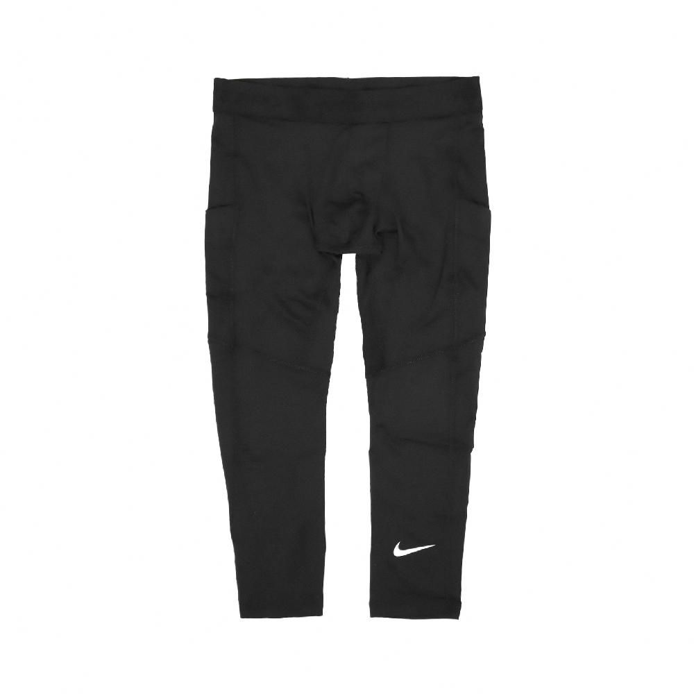 NIKE 耐吉   緊身褲 Pro Dri-FIT Fitness Leggings 男款 黑白 7分 速乾 運動 訓練 FB7951-010