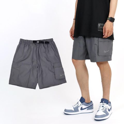 NIKE 耐吉 短褲 Swim Volley Shorts 男款 灰 9吋 網眼 抽繩 海灘褲 NESSE468-018