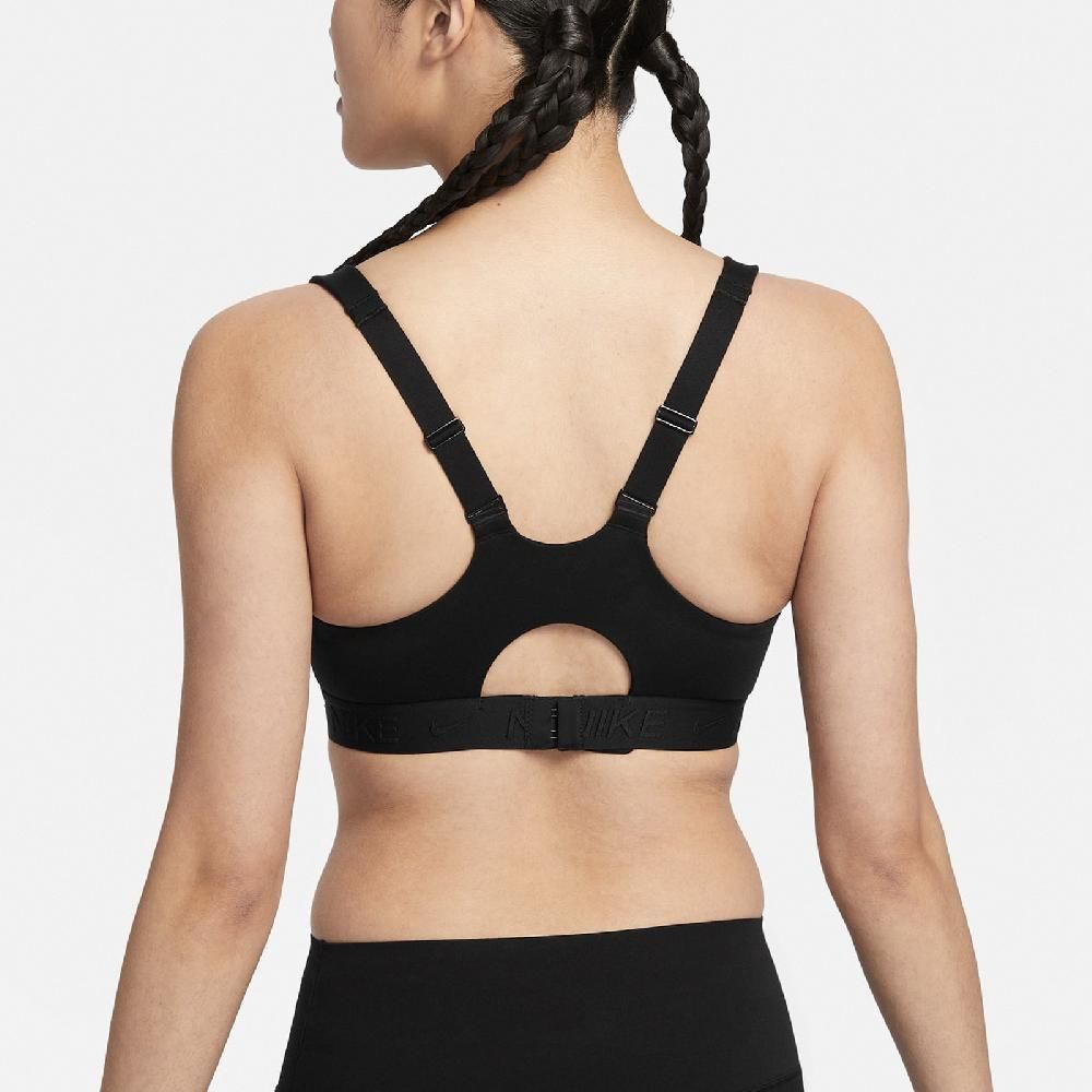 NIKE 耐吉   運動內衣 Indy Sports Bra 黑 高強度支撐 可調肩帶 速乾 背扣 瑜珈 健身 FD1069-010