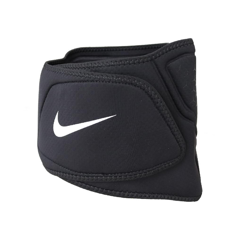 NIKE 耐吉   護腰 Pro Waist Wrap 男女款 護具 DRI-FIT 健身 訓練 運動 黑 白 N1000795-010