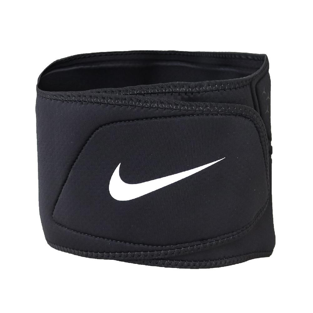 NIKE 耐吉   護腰 Pro Waist Wrap 男女款 護具 DRI-FIT 健身 訓練 運動 黑 白 N1000795-010