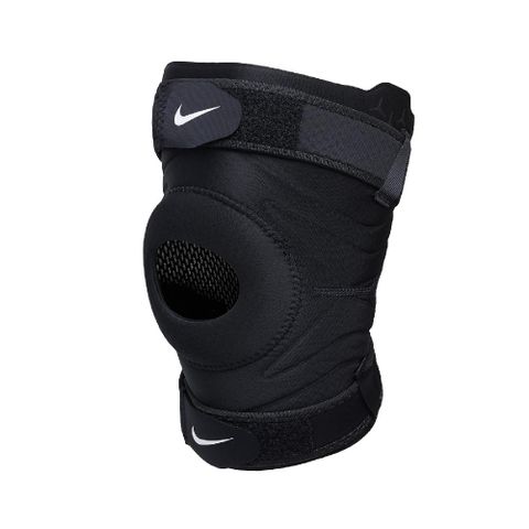 NIKE 耐吉 護膝 Pro Knee Sleeve With Strap 透氣 支撐 護具 黑 訓練 運動 N1000672-010