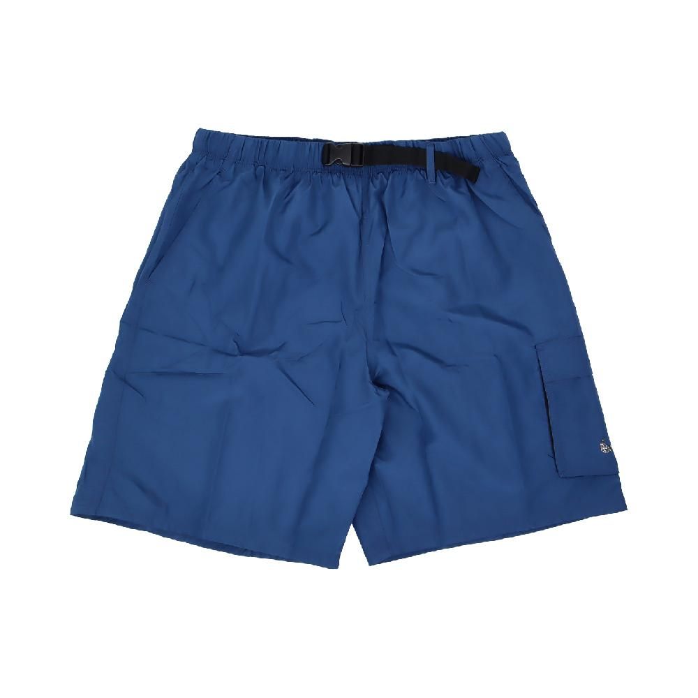 NIKE 耐吉   海灘褲 Swim 9吋 Volley Shorts 藍 男款 網眼布 短褲 側邊口袋 NESSE468-417