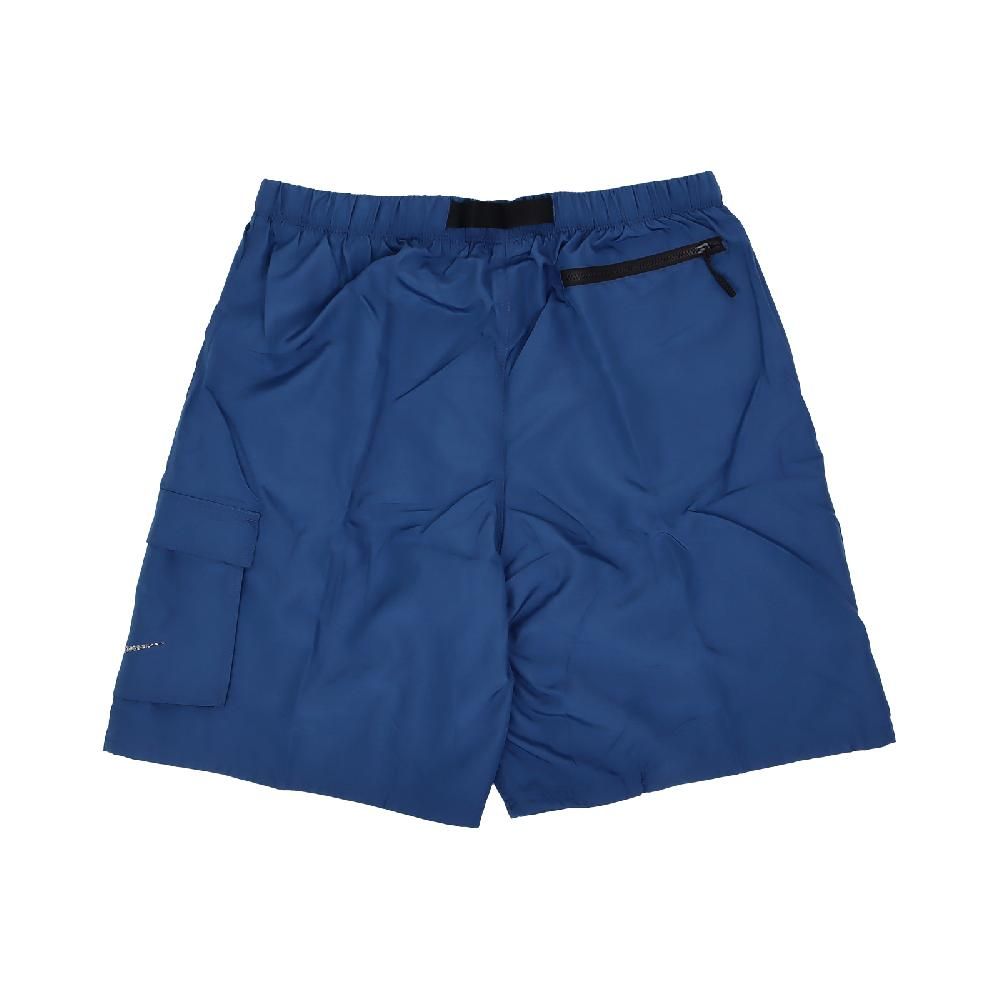 NIKE 耐吉   海灘褲 Swim 9吋 Volley Shorts 藍 男款 網眼布 短褲 側邊口袋 NESSE468-417