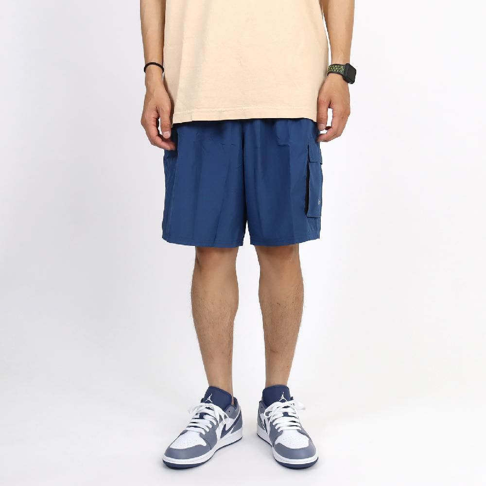 NIKE 耐吉   海灘褲 Swim 9吋 Volley Shorts 藍 男款 網眼布 短褲 側邊口袋 NESSE468-417