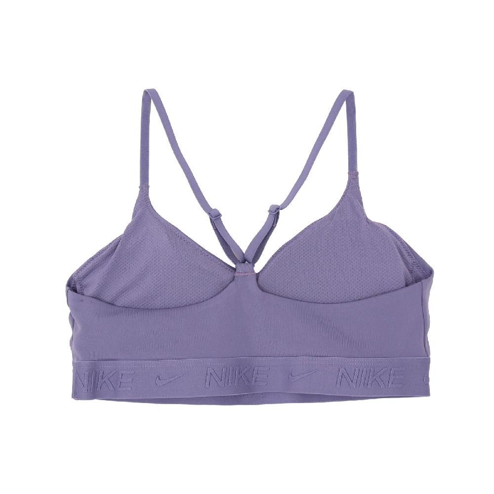 NIKE 耐吉   運動內衣 Indy Sports Bra 紫 輕度支撐 速乾 可調肩帶 可拆襯墊 運動 瑜珈 FD1063-509