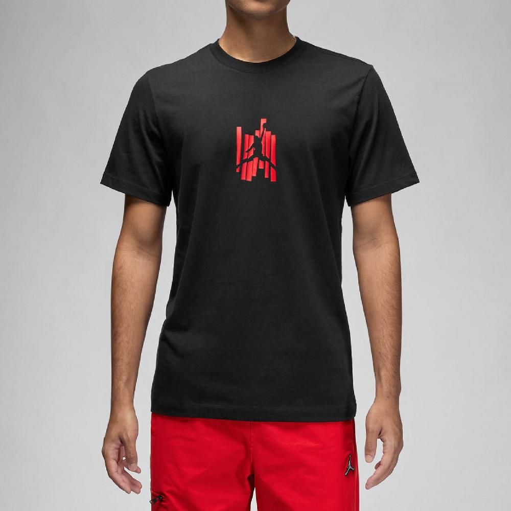 NIKE 耐吉   短袖 Jordan Brand Tee 黑 紅 喬丹 男款 短T FD7026-010