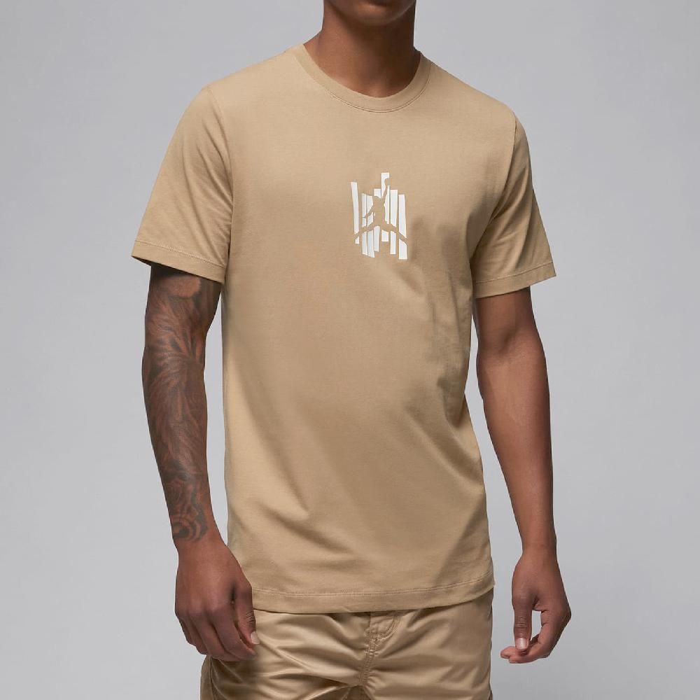 NIKE 耐吉   短袖 Jordan Brand Tee 奶茶色 喬丹 男款 短T FD7026-200