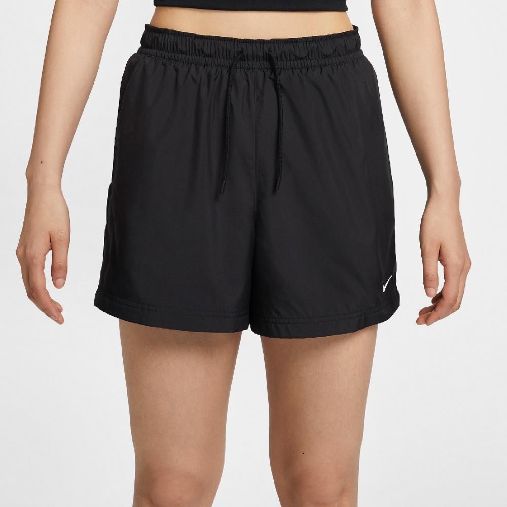 NIKE 耐吉   短褲 NSW Classic Wovens Mid-Rise Shorts 女款 黑 中腰 褲子 FV7558-010