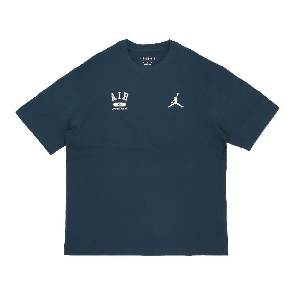 NIKE 耐吉   短袖 Jordan Tee 男款 藍 米黃 純棉 重磅 短T 棉T HQ1575-478