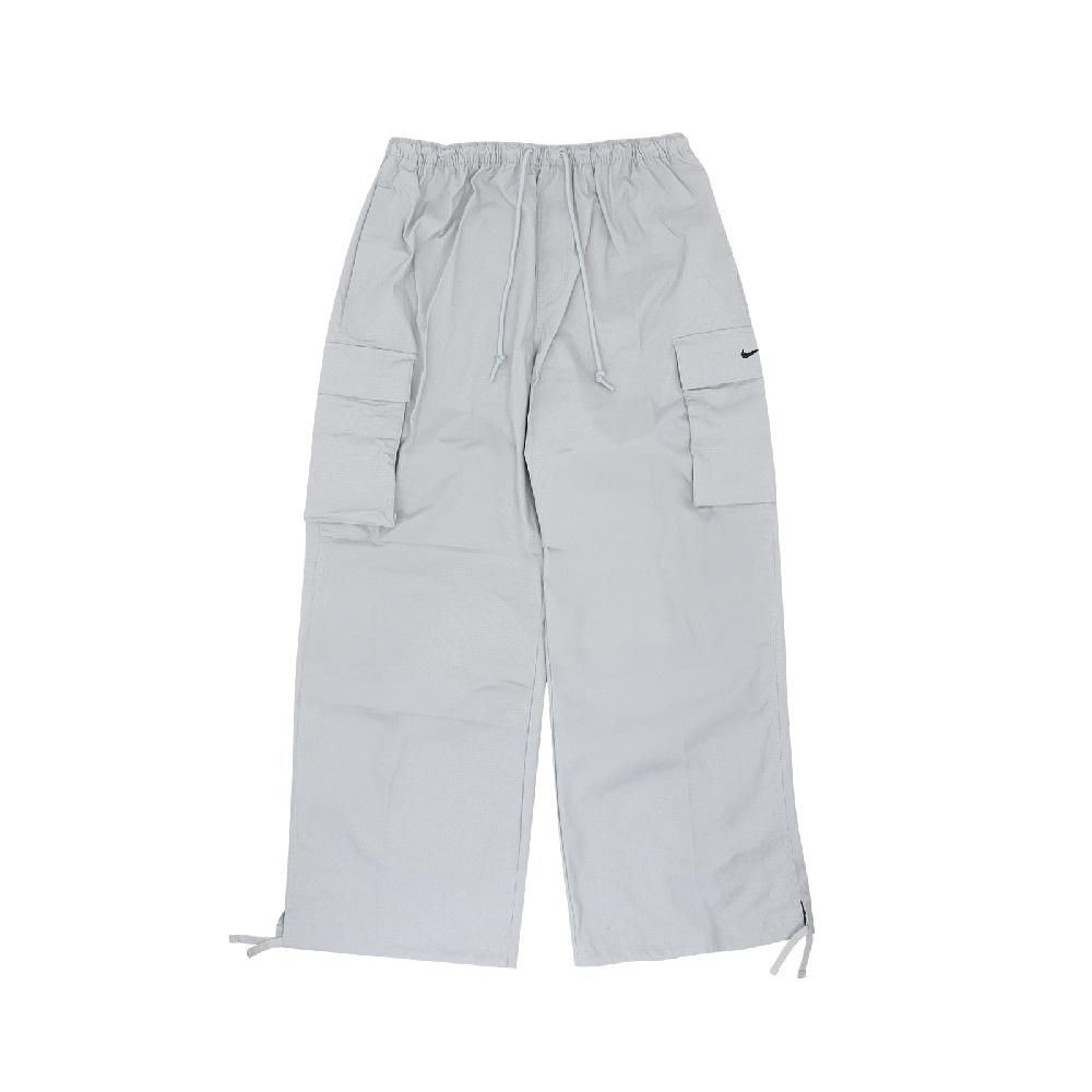 NIKE 耐吉   長褲 NSW Mid-Rise Cargo Pants 女款 灰 抗撕裂 抽繩 寬鬆 工裝褲 褲子 FV7521-077