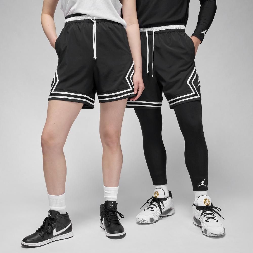 NIKE 耐吉   球褲 Jordan Sport Diamond Shorts 男女款 黑白 速乾 籃球 運動 短褲 FQ2990-010