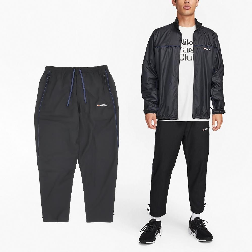 NIKE 耐吉 長褲 Challenger Track Club Pants 男款 黑 速乾 抽繩 運動褲 褲子 FB5504-010