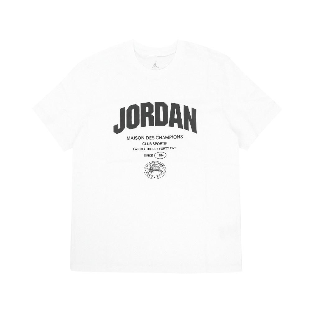 NIKE 耐吉 短袖 Jordan Sport Dri-FIT Tee 男款 白 黑 速乾 棉質 寬鬆 短T 棉T FZ1926-100