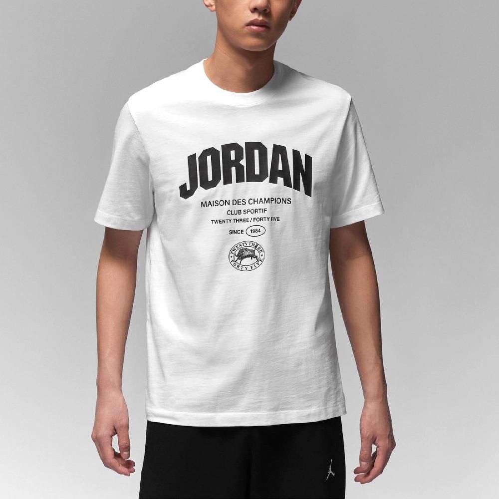 NIKE 耐吉 短袖 Jordan Sport Dri-FIT Tee 男款 白 黑 速乾 棉質 寬鬆 短T 棉T FZ1926-100