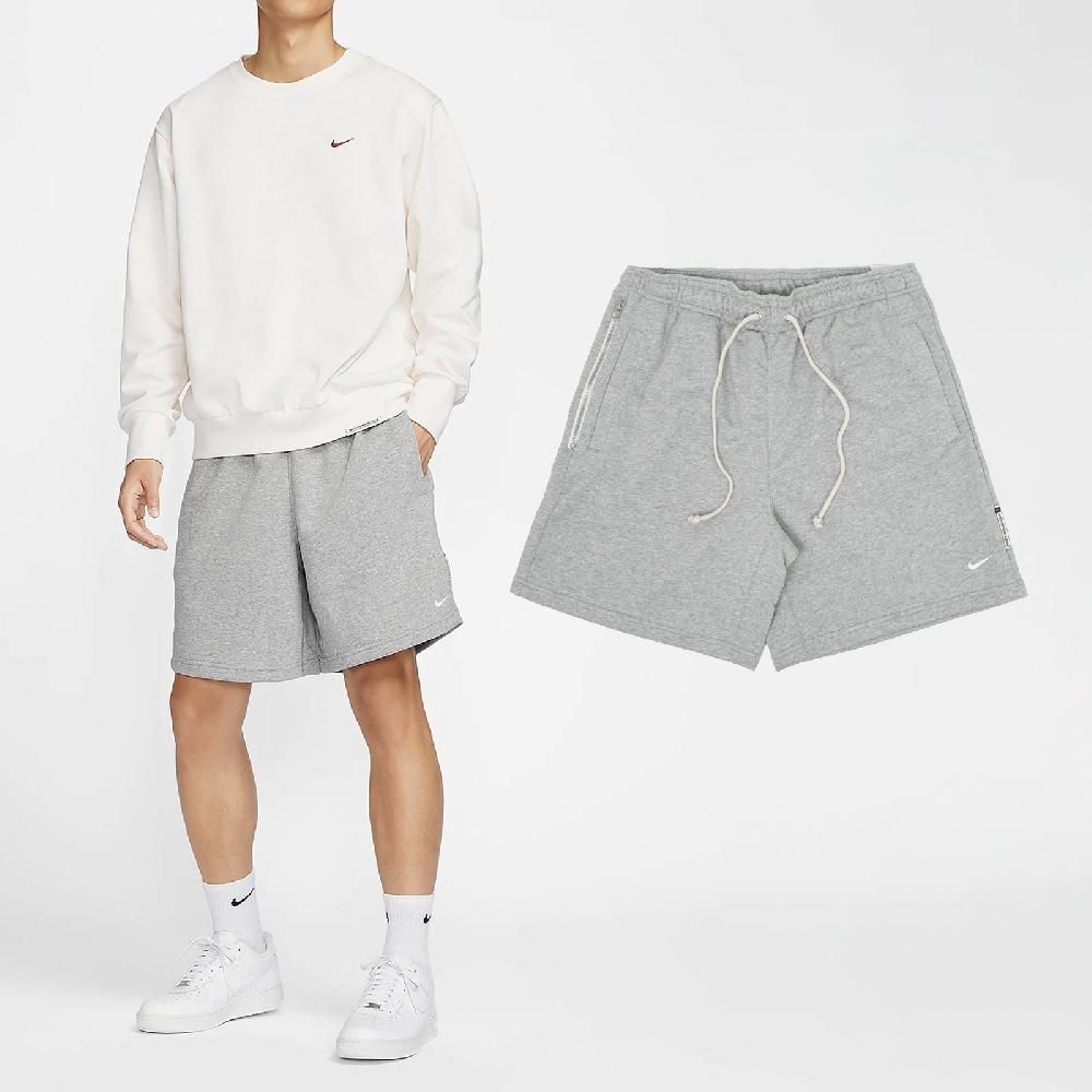 NIKE 耐吉 短褲 Standard Issue Shorts 男款 灰 速乾 毛圈布 抽繩 棉褲 褲子 FZ0217-063