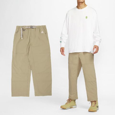 NIKE 耐吉 Nike 耐吉 長褲 ACG UV Hiking Pants 男款 卡其 防潑水 戶外 防曬 褲子 FN2451-247