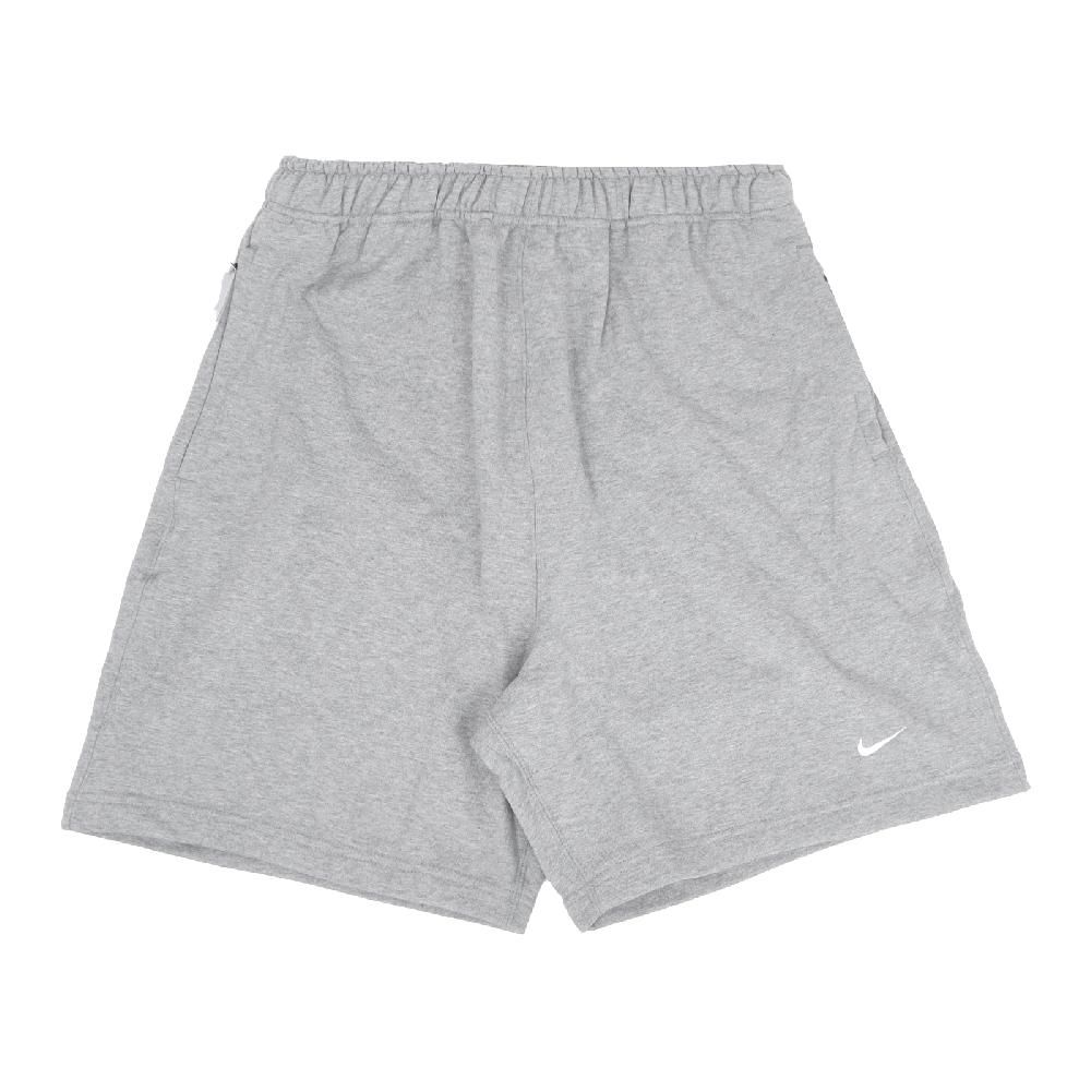 NIKE 耐吉 Nike 耐吉 短褲 Lab Solo Swoosh Shorts 男款 灰 棉質 拉鍊口袋 棉褲 褲子 DX0818-063