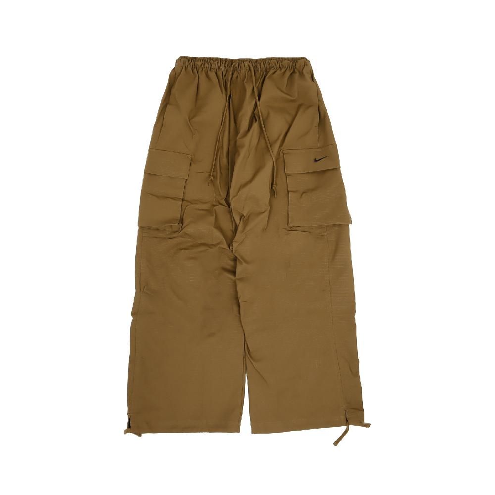 NIKE 耐吉 Nike 耐吉 長褲 NSW Mid-Rise Cargo Pants 女款 棕 抗撕裂 尼龍 寬鬆 工裝褲 褲子 FV7521-281