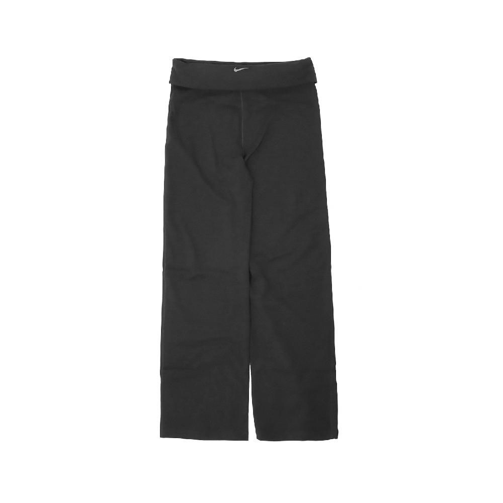 NIKE 耐吉 Nike 耐吉 長褲 One Fold-Over Pants 女款 黑 高腰 速乾 反摺 褲子 FV7849-010