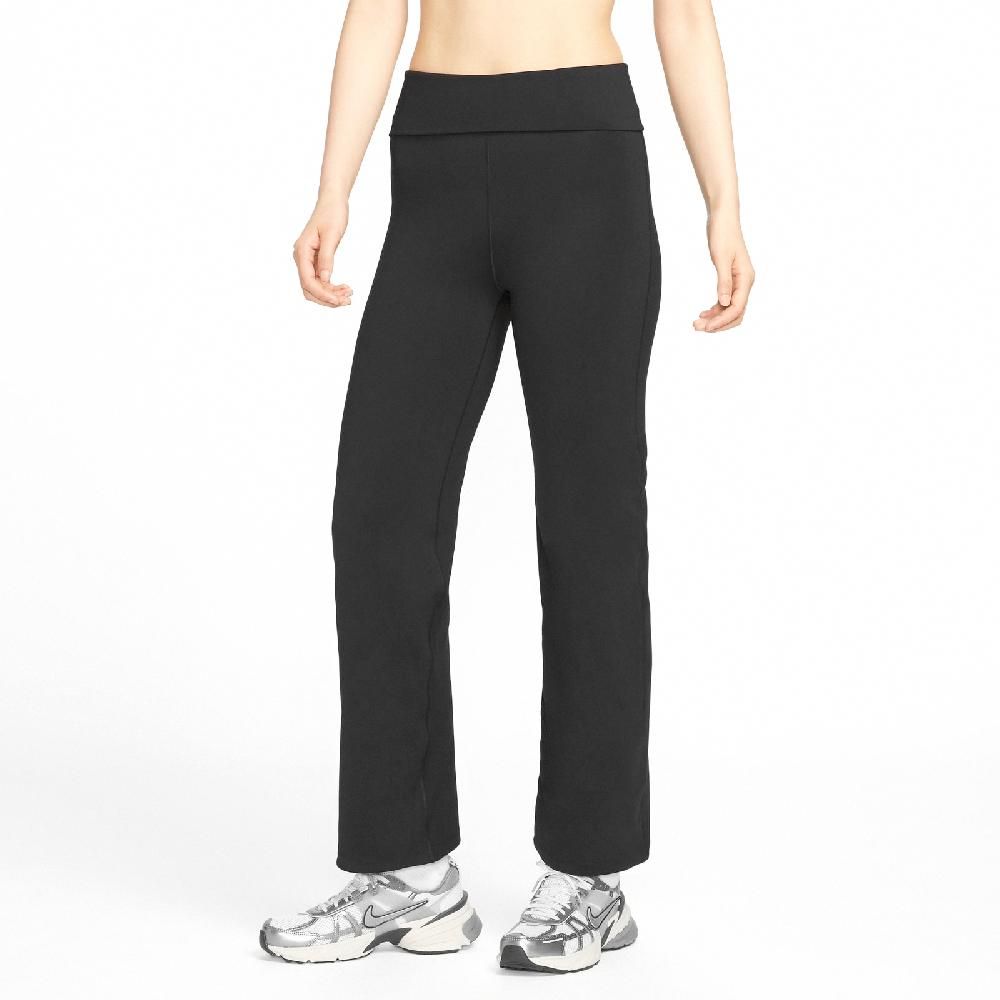 NIKE 耐吉 Nike 耐吉 長褲 One Fold-Over Pants 女款 黑 高腰 速乾 反摺 褲子 FV7849-010