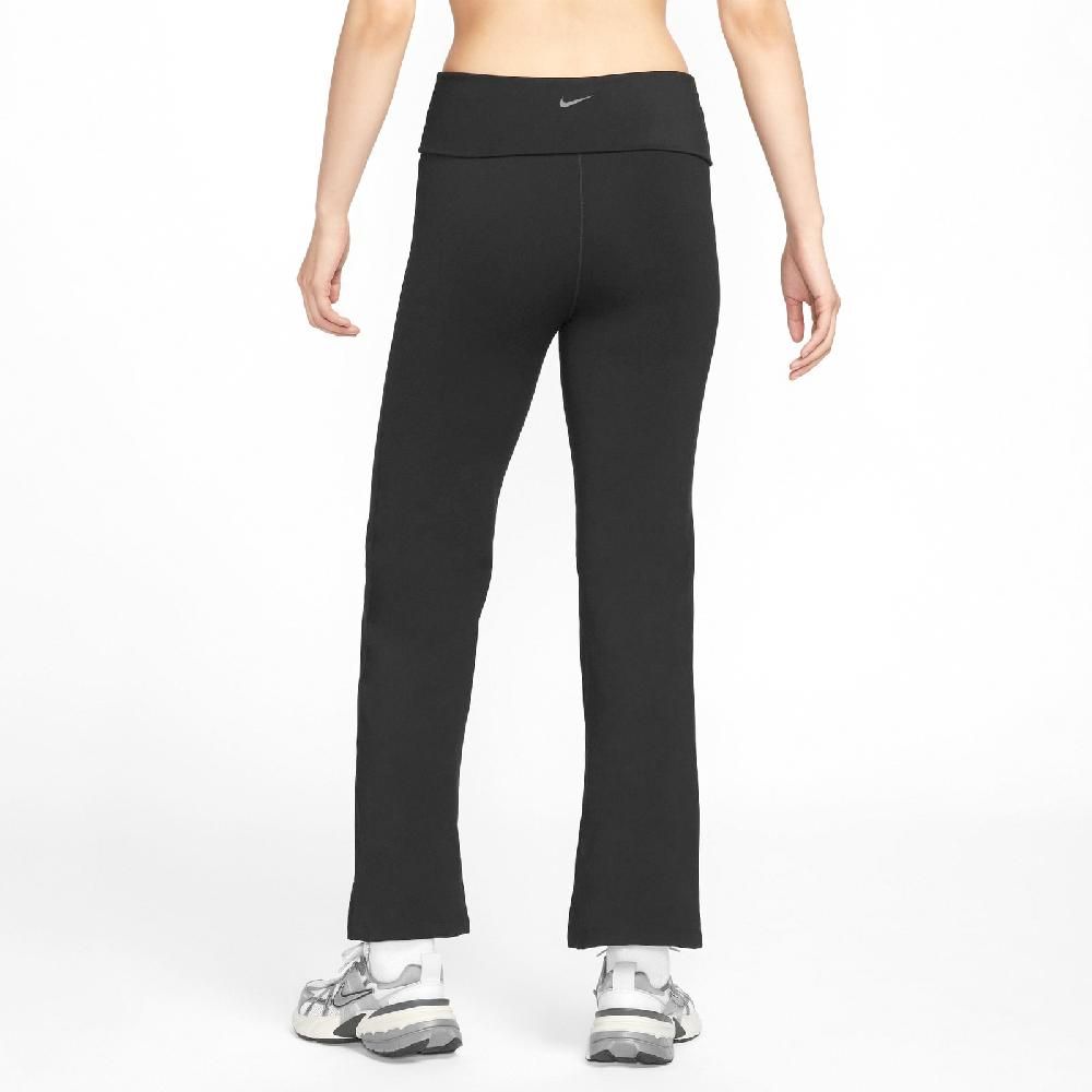 NIKE 耐吉 Nike 耐吉 長褲 One Fold-Over Pants 女款 黑 高腰 速乾 反摺 褲子 FV7849-010