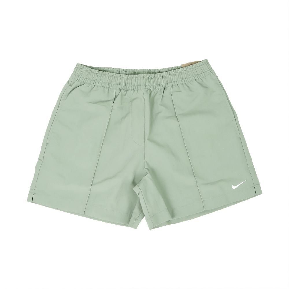 NIKE 耐吉 Nike 耐吉 短褲 NSW Everything Wovens Shorts 女款 綠 中腰 寬鬆 運動短褲 褲子 FV6623-370