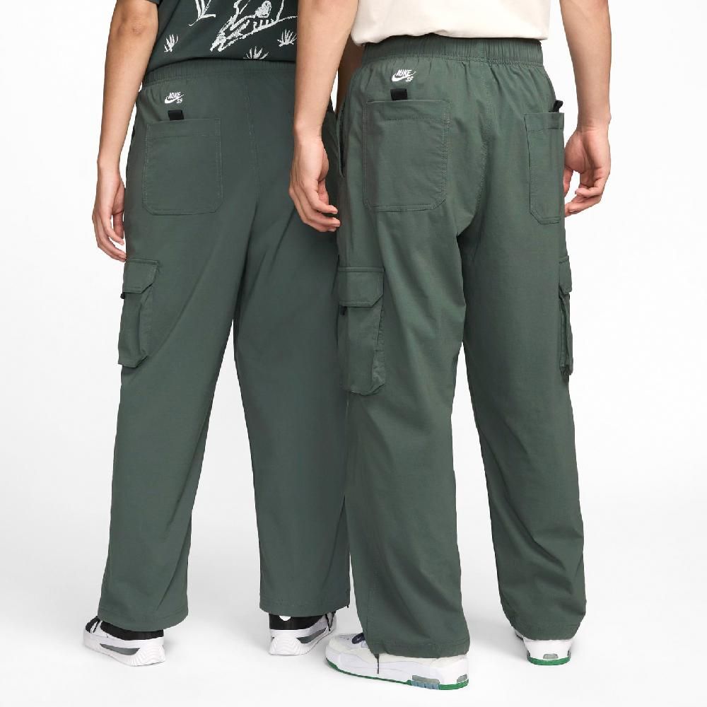 NIKE 耐吉 Nike 耐吉 長褲 SB Kearny Cargo Skate Pants 男款 綠 速乾 寬鬆 工裝褲 褲子 FV7348-338