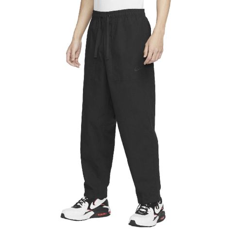 NIKE 耐吉 Nike 耐吉 長褲 Club Pants 男款 黑 寬版 運動 褲子 鬆緊褲頭 腳踝抽繩設計 FN3097-010