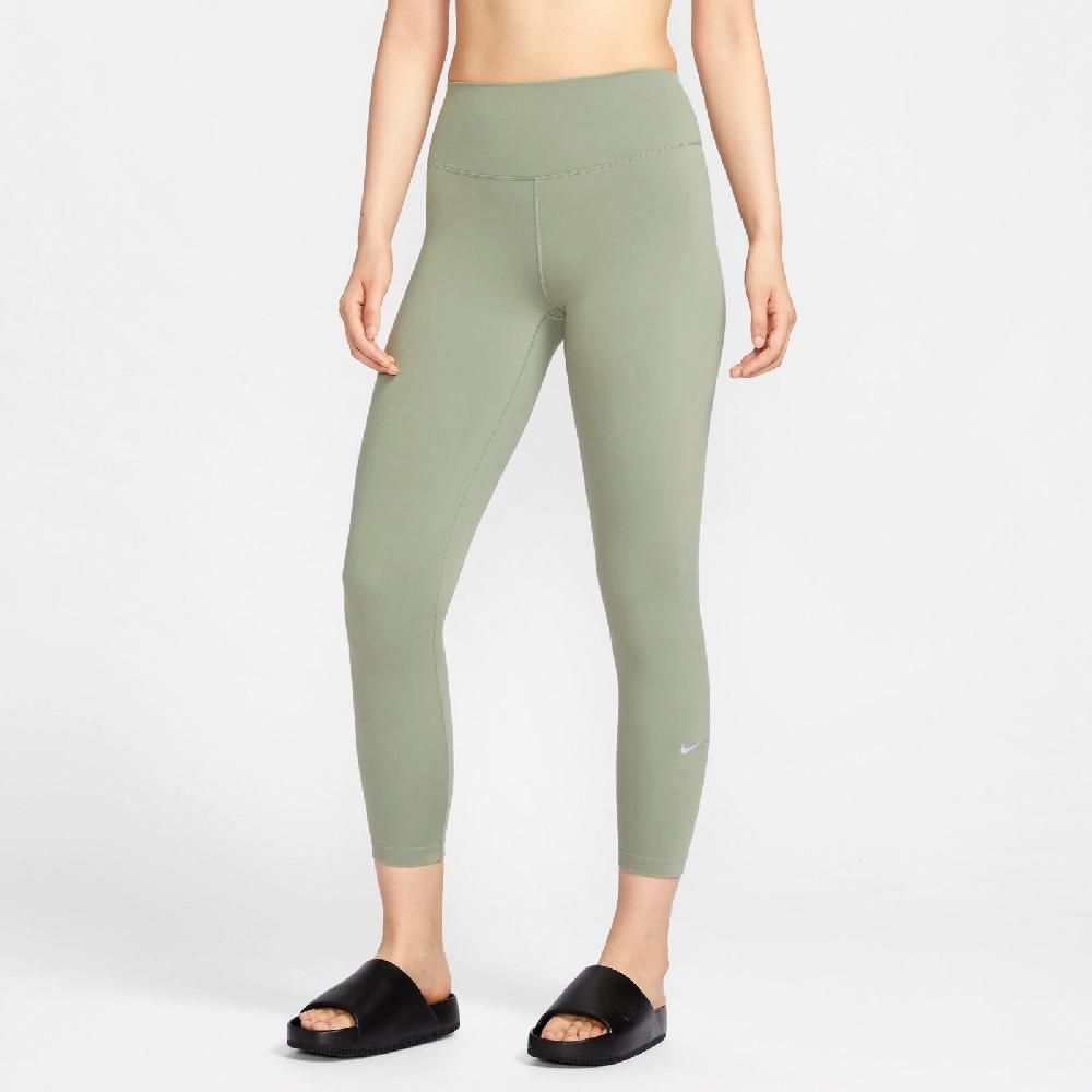 NIKE 耐吉 Nike 耐吉 緊身褲 One Leggings 女款 綠 高腰 速乾 運動 瑜珈 健身 運動褲 褲子 FN3233-320