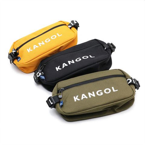 KANGOL 腰包 斜背包 側背 三色 可調式 多功能 60253012-