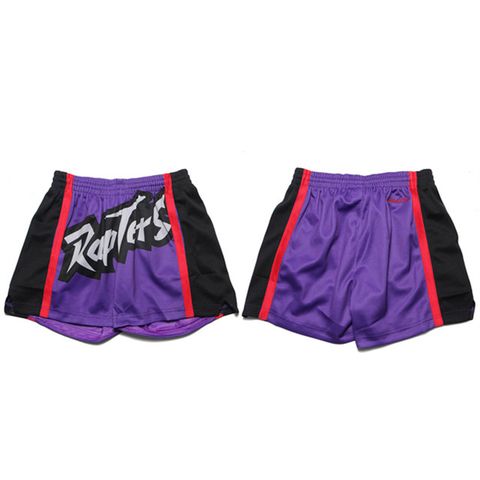 MITCHELL & NESS M&N BIG FACE 暴龍隊 短版 球褲 女 MN21BSH02TR