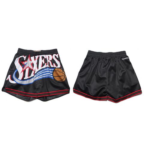 MITCHELL & NESS M&N BIG FACE 76人 短版 球褲 女 MN21BSH02P7