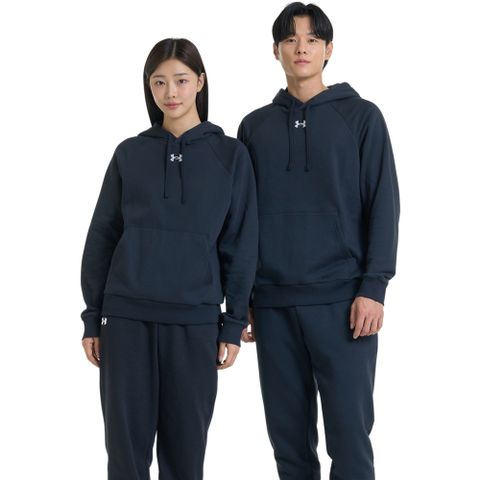 【UNDER ARMOUR】UA 男 Rival Fleece 長袖帽T_1379757-001
