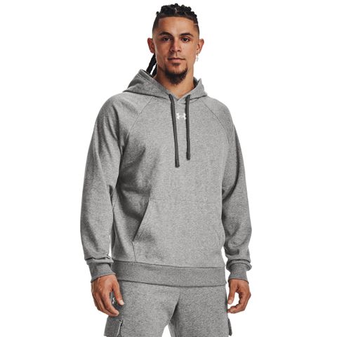 【UNDER ARMOUR】UA 男 Rival Fleece 長袖帽T_1379757-025