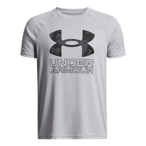 【UNDER ARMOUR】UA 男童 TECH HYBRID PRINT 短袖T-Shirt