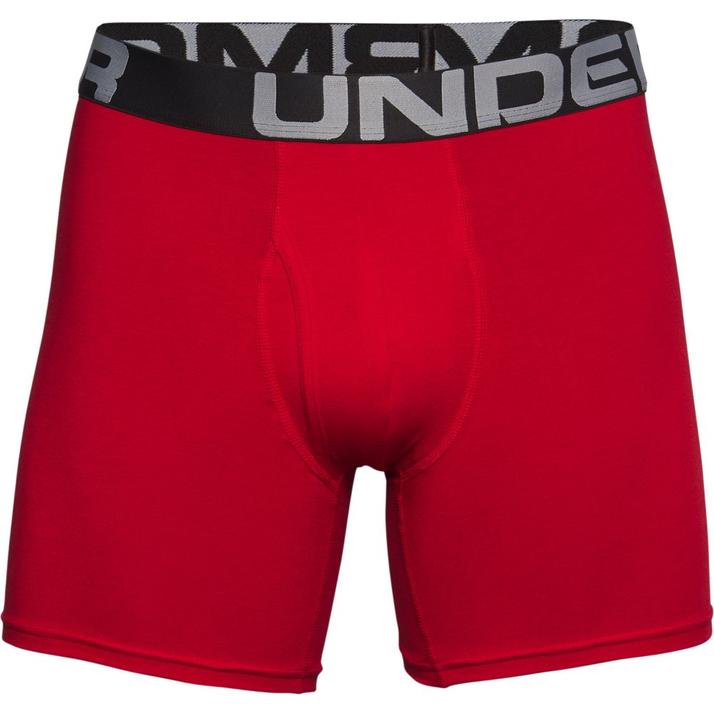 Under Armour UA 男 6Charged Cotton四角褲(3入)