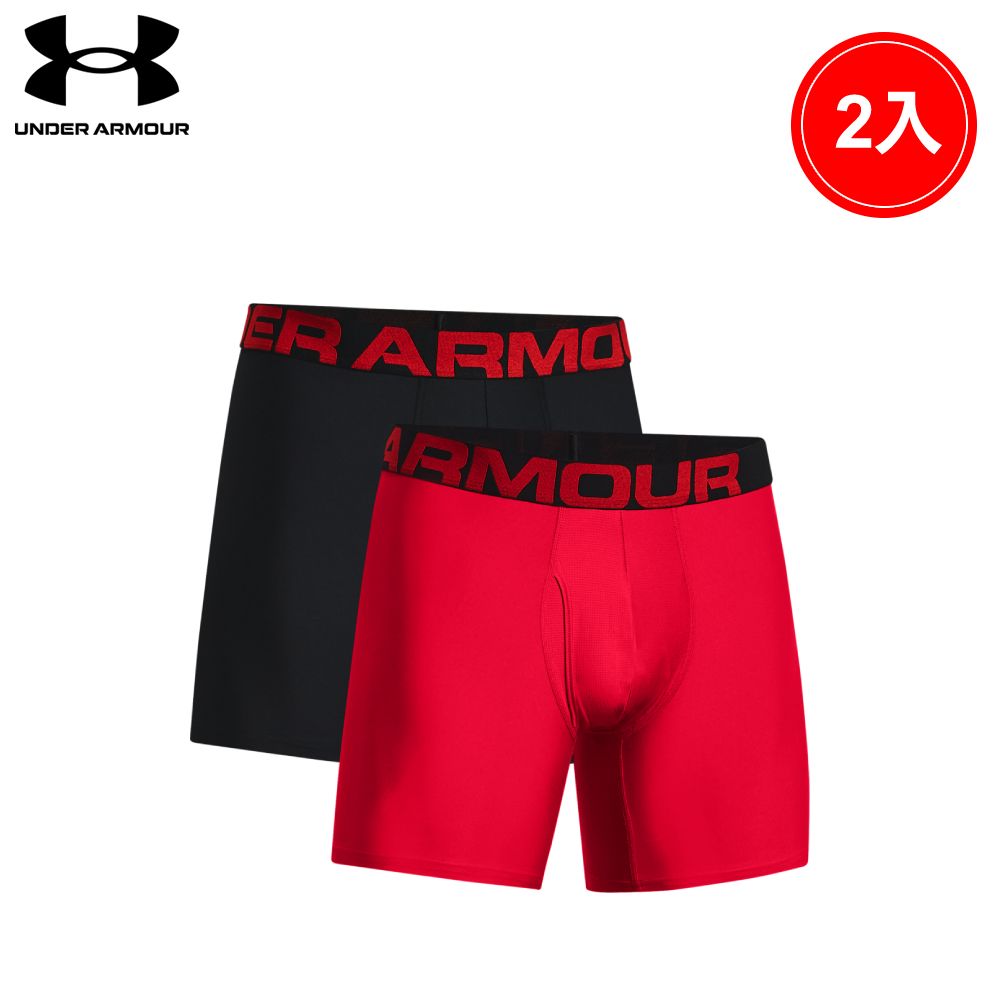 Under Armour UA 男 Tech 6吋四角褲(2入)