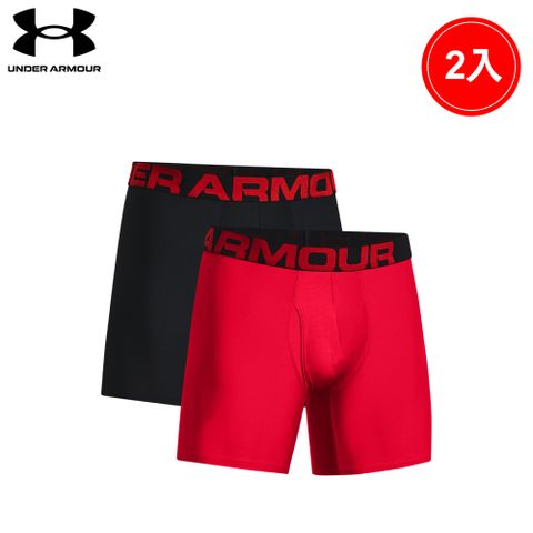 Under Armour UA 男 Tech 6吋四角褲(2入)