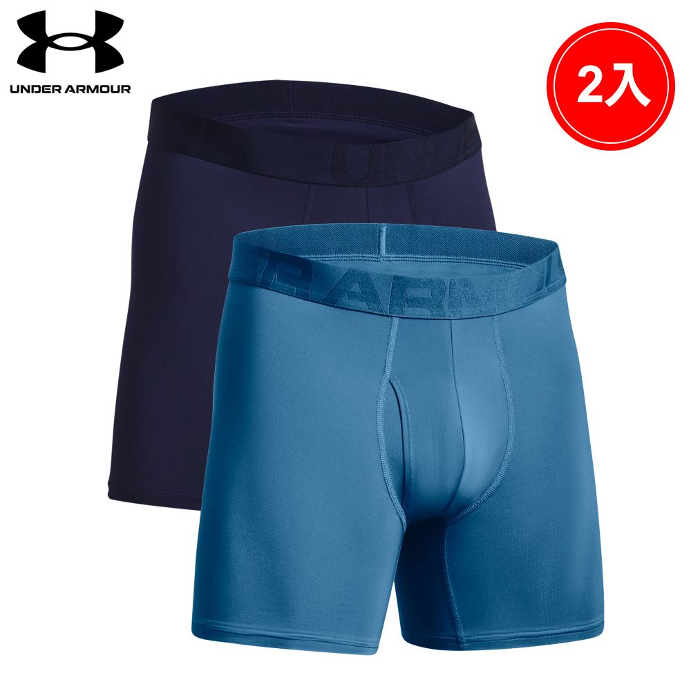 Under Armour UA 男 Tech Mesh 6吋四角褲(2入)