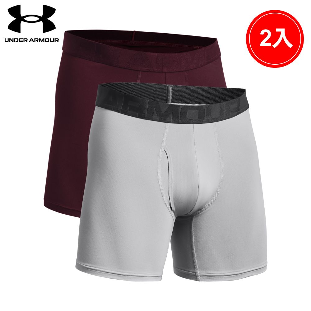 Under Armour UA 男 Tech Mesh 6吋四角褲(2入)