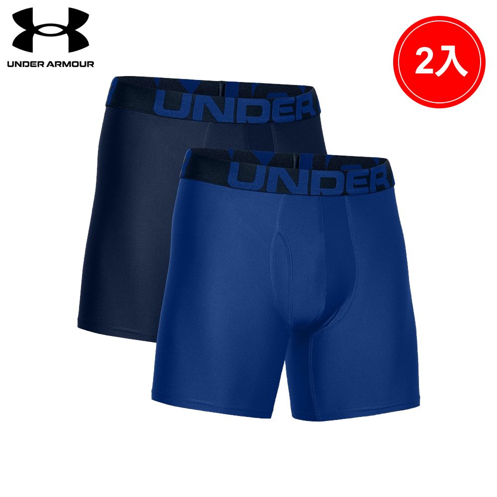 Under Armour UA 男 Tech 6吋四角褲(2入)