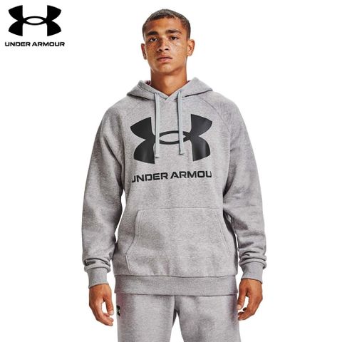 Under Armour 男 Rival Fleece長袖連帽套頭衫(1366724-001)