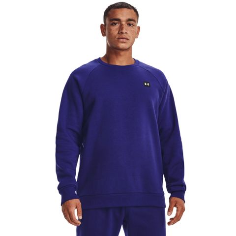 【UNDER ARMOUR】UA 男 Rival Fleece長袖套頭衫