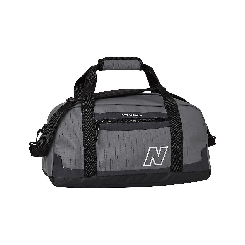 NEW BALANCE  紐巴倫 健身包 Legacy Duffle Bag 灰 黑 可調背帶 大空間 旅行袋 側背包 NB LAB23107CAS