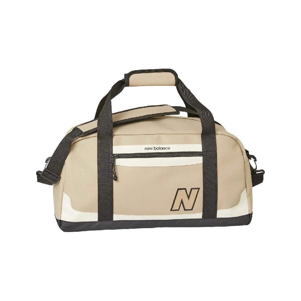 NEW BALANCE  紐巴倫 健身包 Legacy Duffle Bag 卡其 黑 可調背帶 大空間 旅行袋 側背包 NB LAB23107SOT