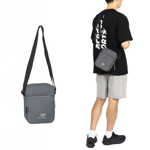 NEW BALANCE New Balance 紐巴倫 小包 Sling Bag 肩背包 斜背包 側背包 男女款 灰 NB LAB23124GT