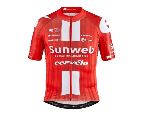 CRAFT 瑞典 Team Sunweb AEROLIGHT 短袖男車衣【選手版】1910331-426777 紅色