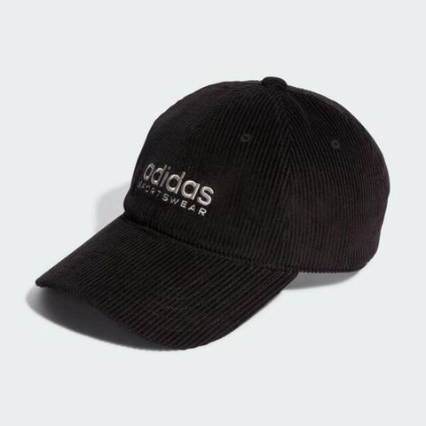Adidas Low Dad Cap Cor [IB2664] 棒球帽 帽子 運動 經典 休閒 燈芯絨 復古 黑